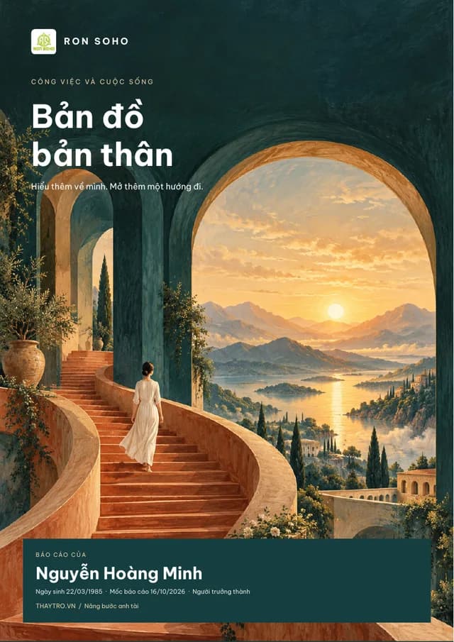 Bìa báo cáo RON SOHO mẫu